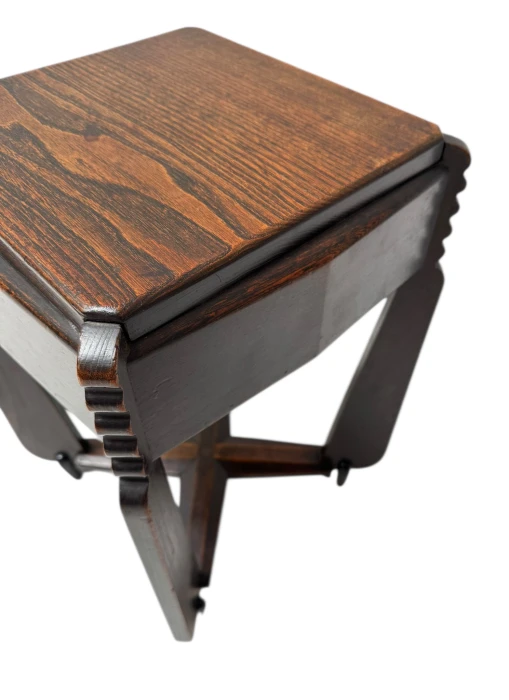 Art Deco Amsterdamse School Side Table by Architect Christiaan Bartels, 1920s